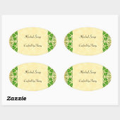 Groene bladeren Custom Craft Sticker (Vel)