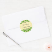 Groene bladeren Custom Craft Stickers (Envelop)