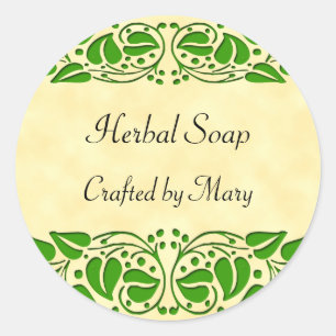 Groene bladeren Custom Craft Stickers