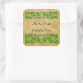 Groene bladeren Custom Craft Stickers (Tas)