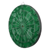 Groene bladeren dartbord (Voorkant Rechts)