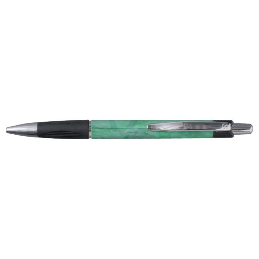 Groene bladeren decoratief pen (Achterkant)