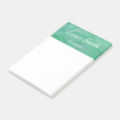 Groene bladeren decoratief post-it® notes (Schuin)