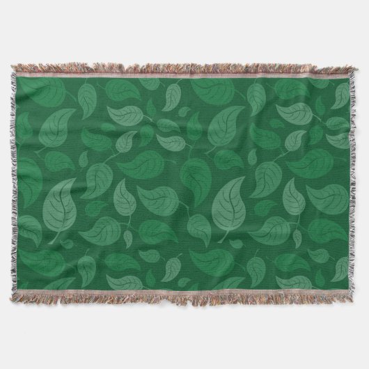 Groene bladeren deken (Voorkant)