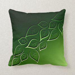 Groene bladeren Elegant Modern Kussen