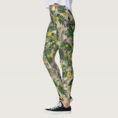 Groene bladeren en bloemige Leggings (Links)