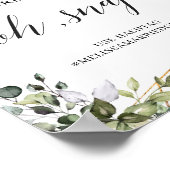 Groene bladeren eucalyptus verlaat boho o snap sig poster (Hoek)