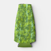 Groene bladeren flesjeskoeler (Voorkant)