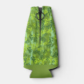 Groene bladeren flesjeskoeler (Achterkant)