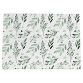 Groene bladeren groot cadeauzakje (Voorkant)