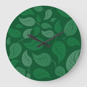 Groene bladeren grote klok