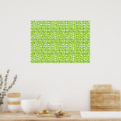 Groene bladeren, Homage Matisse Poster (Keuken)