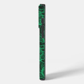 groene bladeren illustratie patroon Case-Mate iPhone case (Achterkant / Links)