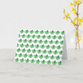 groene bladeren kaart (Gele Bloem)