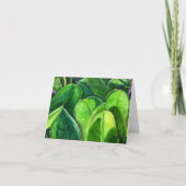 Groene bladeren kaart (Voorkant)