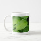 Groene bladeren koffiemok (Links)
