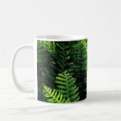 Groene bladeren koffiemok (Links)