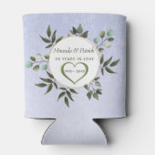 Groene bladeren krans blikjeskoeler (Achterkant)