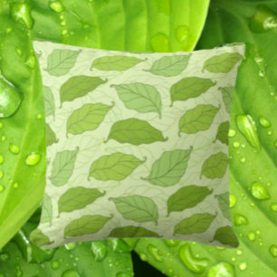 Groene Bladeren Kussen