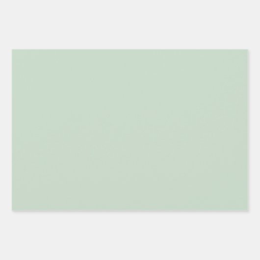 Groene bladeren Leaf Inpakpapier Vel (Voorkant 3)