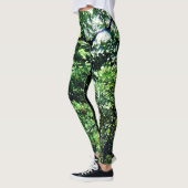 Groene bladeren leggings (Links)