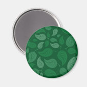 Groene bladeren magneet (Voorkant / Achterkant)
