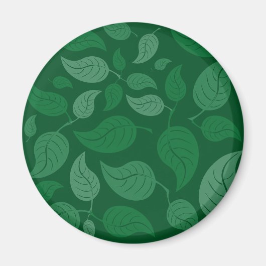Groene bladeren magneet (Voorkant)