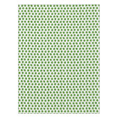 Groene bladeren met Jade Tree op wit Tafelkleed (Voorkant)