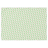 Groene bladeren met kleine rode wilde bessen op wi tafelkleed (Voorkant (Horizontaal))