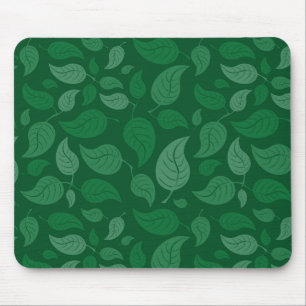 Groene bladeren muismat