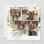 Groene bladeren Multi familie foto's Vrolijke Kers (Achterkant)