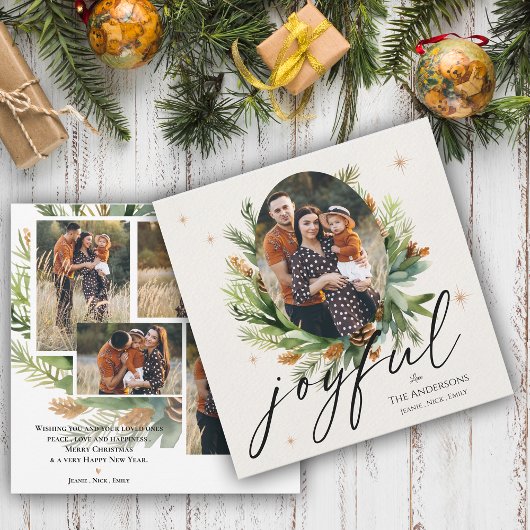 Groene bladeren Multi familie foto's Vrolijke Kers