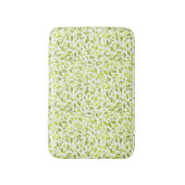 Groene bladeren Natuur afdrukken, Plant lederen pa Badmat (Voorkant Verticaal)