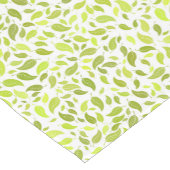 Groene bladeren Natuur afdrukken, Plant lederen pa Korte Tafelloper (Hoek)