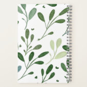 Groene bladeren notitieboek (Achterkant)