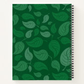 Groene bladeren notitieboek (Achterkant)