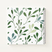 Groene bladeren notitieboek (Achterkant)