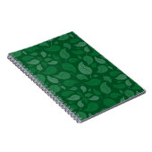 Groene bladeren notitieboek (Rechterzijde)