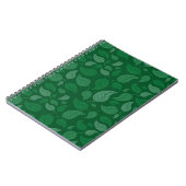 Groene bladeren notitieboek (Linkerzijde)
