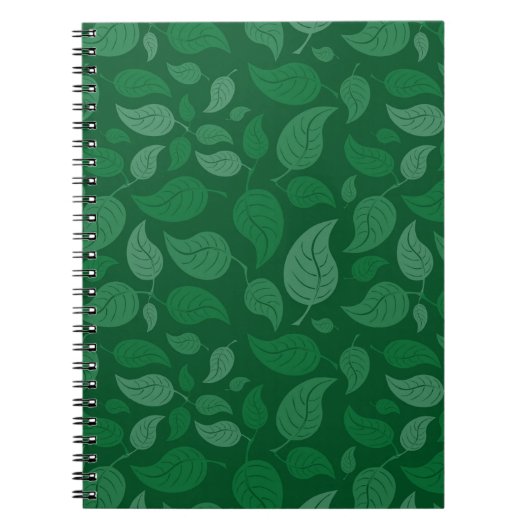 Groene bladeren notitieboek (Voorkant)