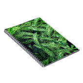 Groene bladeren notitieboek (Rechterzijde)