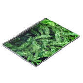 Groene bladeren notitieboek (Linkerzijde)