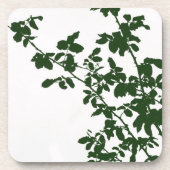 Groene bladeren Onderzetters (Voorkant)