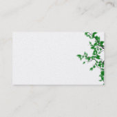 Groene bladeren op Gold Professional-Visitekaartje Visitekaartje (Achterkant)