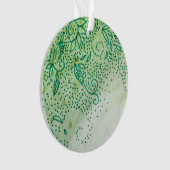 Groene bladeren ornament (voorkant)