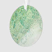Groene bladeren ornament (voorkant)