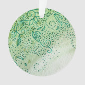 Groene bladeren ornament (voorkant)