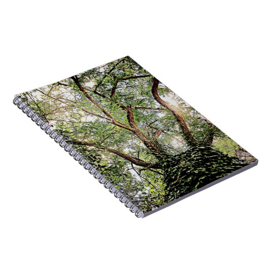 groene bladeren overal notitieboek (Rechterzijde)