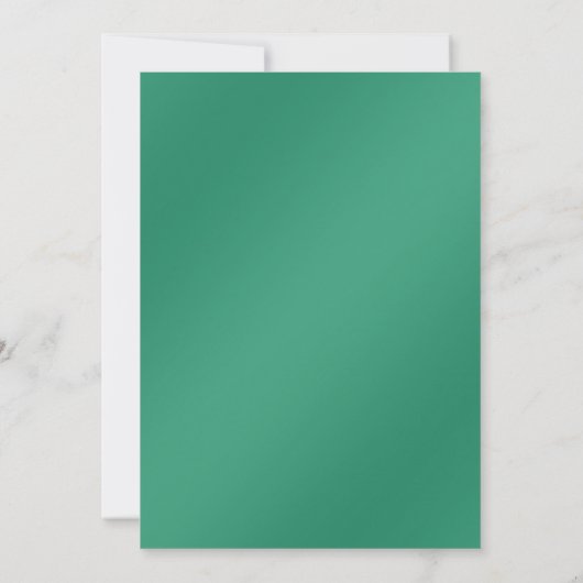 Groene bladeren Paarse edelstenen sparen de datum Save The Date (Achterkant)