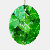 Groene bladeren Palmblad tropisch gebladerte oerwo Keramisch Ornament (Rechts)